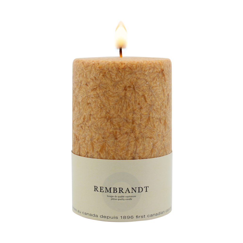 Natural wax pillar candles Velaroma